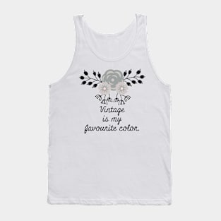 Cozy Country House Design Black Tank Top